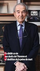 Mort de Robert Badinter  Les réactions émues