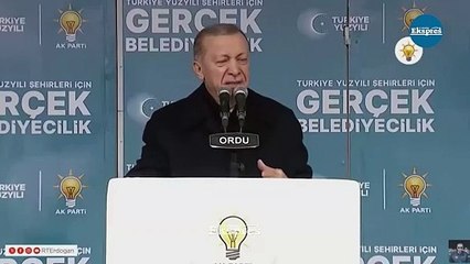 Erdoğan: Biz varsak doğal gaz var, biz yoksak doğal gaz yok