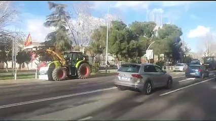 Protestas de los agricultores en Ciudad Real.