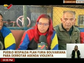 Descargar video: Caraqueños respaldan a la Furia Bolivariana para defender la paz del país