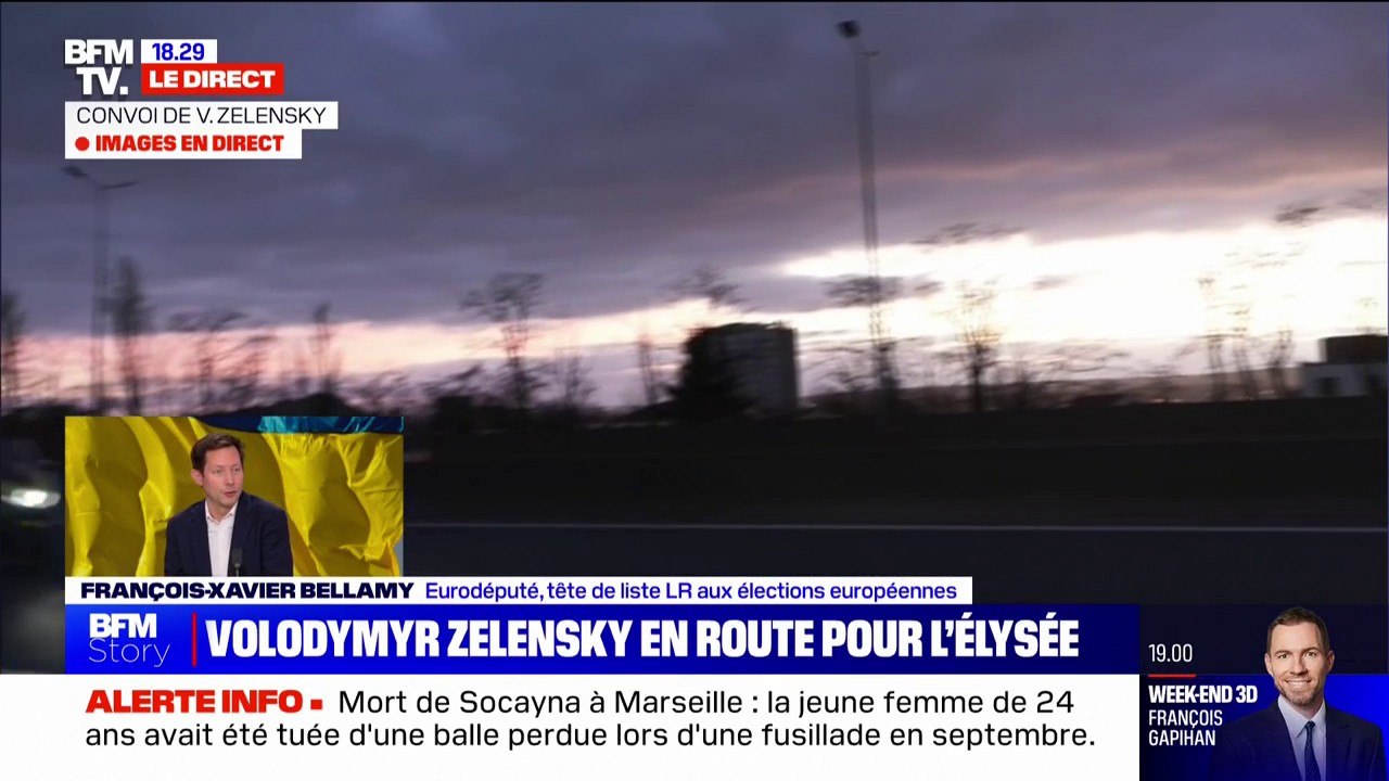 Volodymyr Zelensky reçu à l'Élysée: "Malgré toutes les déclarations de nos gouvernements européens, nos pays ne sont pas rentrés dans une économie de guerre", déplore François-Xavier Bellamy (LR)