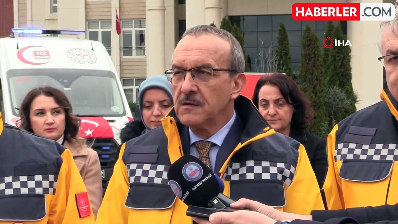 Kocaeli'de hizmete giren 4 yeni ambulansla sayı 90'a ulaştı