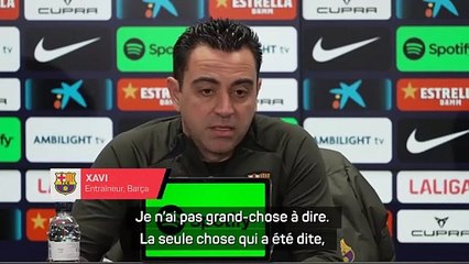 Xavi n'a "pas grand-chose à dire" sur Mbappé