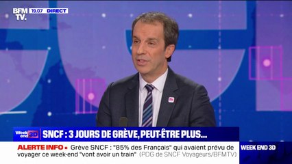 Christophe Fanichet, PDG de SNCF Voyageurs: "Aujourd'hui, je suis confiant pour que tous les TGV circulent le week-end prochain"