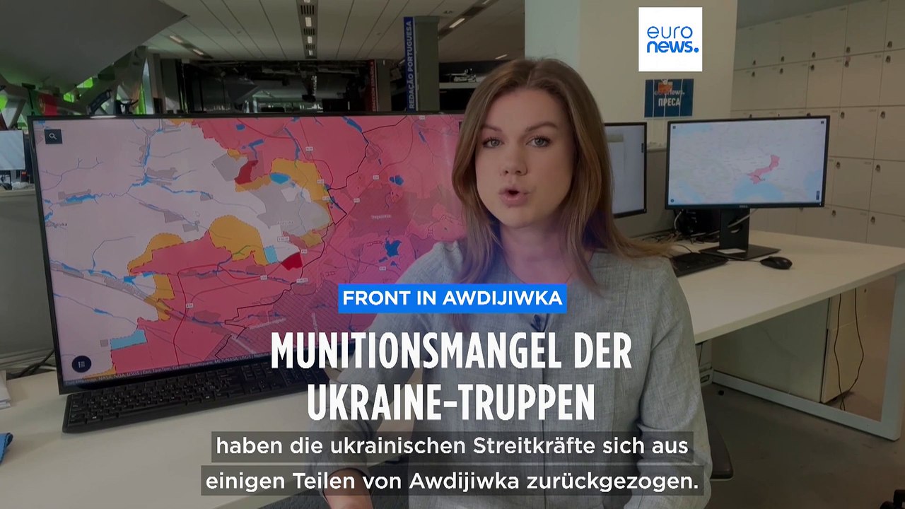 Front bei Awdijiwka: Russland profitiert von Mangel an Munition der Ukraine