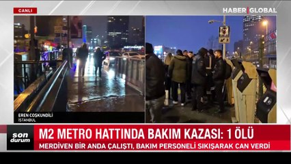 Gayrettepe metro istasyonunda iş kazası: Bir kişi hayatını kaybetti