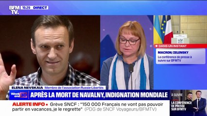 Mort d'Alexeï Navalny: "C'est comme perdre un frère", pour Elena Nevskaia (membre de l'association Russie-Libertés)