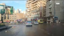 شوارع الإسكندرية في الساعات الأخيرة من نوة الشمس الصغرى