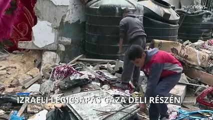 Izraeli légicsapások Gáza déli részén és a libanoni határnál