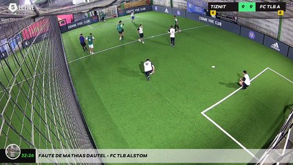 Faute de Mathias DAUTEL - FC TLB ALSTOM