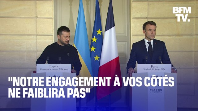 Notre engagement à vos côtés ne faiblira pas : les allocutions d'Emmanuel Macron et Volodymyr Zelensky après leur rencontre à l'Élysée en intégralité