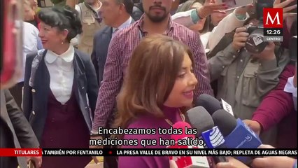 Candidatos en CdMx se registran ante el INE; Brugada y Taboada mantienen optimismo