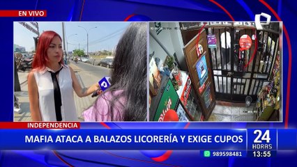 Independencia: Delincuente ataca a balazos una licorería y dejan carta extorsiva