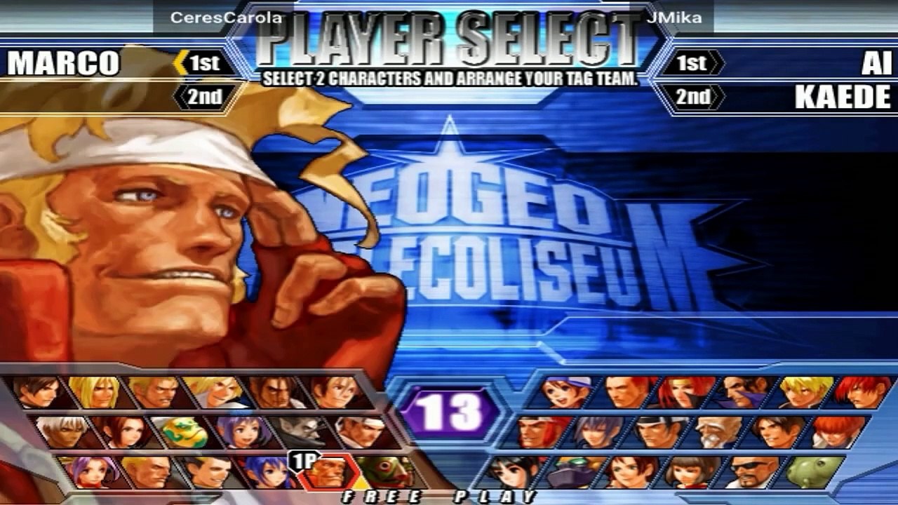 NeoGeo Battle Coliseum - CeresCarola vs JMika