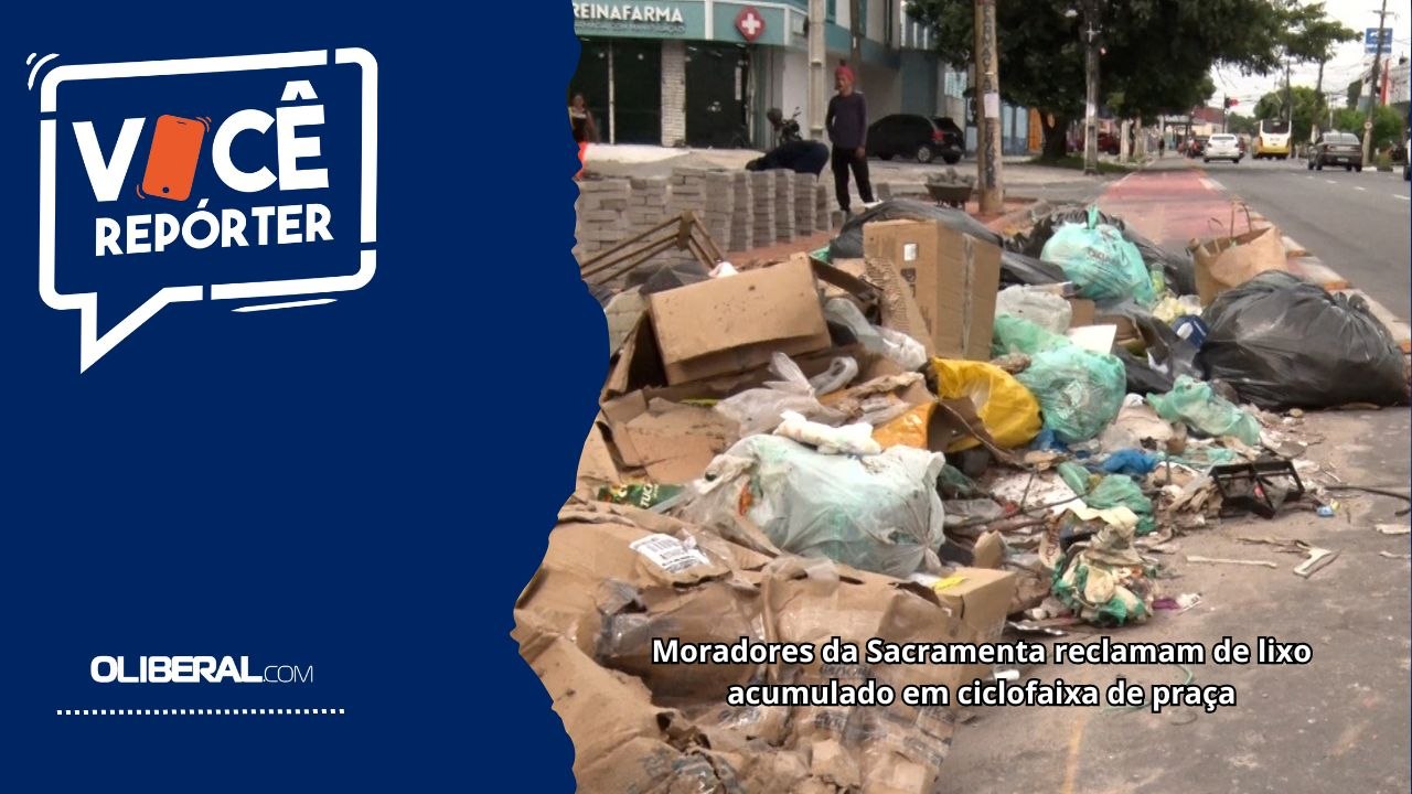 Moradores da Sacramenta reclamam de lixo na beira da pista da Senador Lemos, em Belém