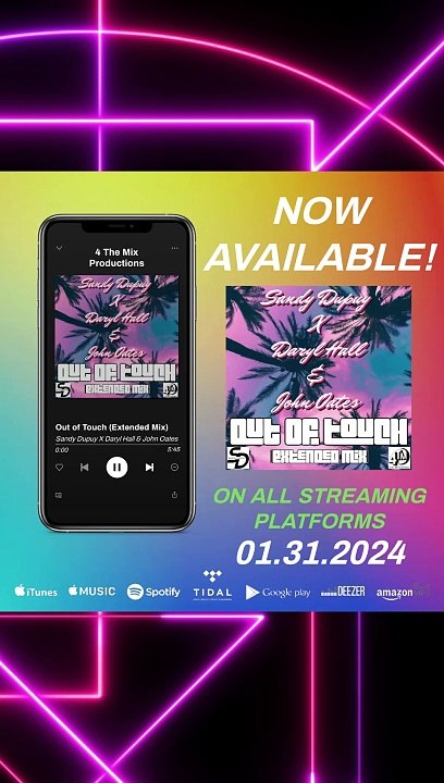 Sandy Dupuy X Daryl Hall & John Oates - Out of Touch (Extended Mix) [Official Audio Teaser]