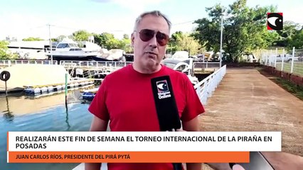 Realizarán este fin de semana el torneo Internacional de la Piraña en Posadas