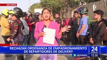 Motorizados denuncian operativos discriminatorios en Surco: protestan contra alcalde Carlos Bruce