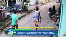 DUPLA ASSALTA IDOSO E HOMEM NO BAIRRO DE DOIS UNIDOS, NO RECIFE