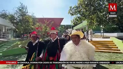 Rutilio Escandón recibe bastón de mando del municipio de Chamula
