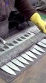 Kitchen knife manufacturing from stainless steel