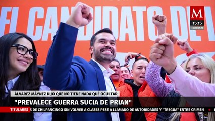 Álvarez Máynez afirma que "guerra sucia del PRIAN se ha intensificado"