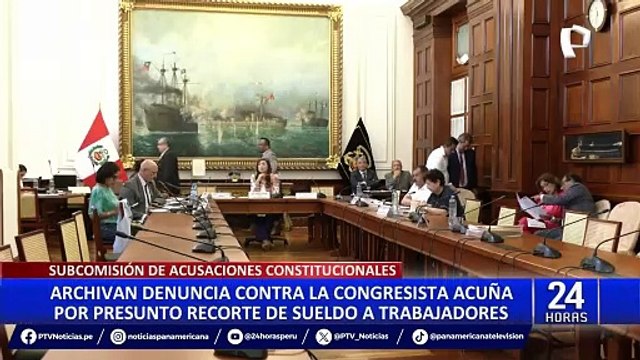 Congreso: archivan denuncia constitucional contra María Acuña Peralta por caso mochasueldos