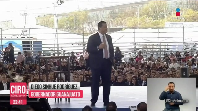 Diego Sinhue, gobernador de Guanjuato, defendió sus logros en sexto Informe de Gobierno