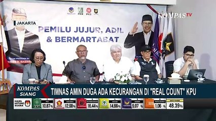 Timnas AMIN Duga Ada Kecurangan Real Count KPU di Aplikasi Sirekap