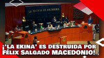 ¡VEAN! ¡Kenia ‘La Ekina Kaballán’ es aniquilada por el gran SALGADO MACEDONIO por atacar a AMLO!