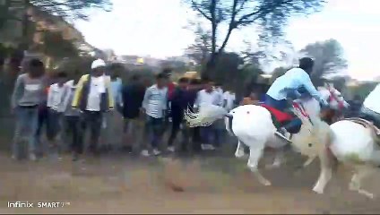 पहली बार हुई घुड़दौड़ प्रतियोगिता, देखें वीडियो