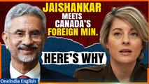 S. Jaishankar Meets Canadian Counterpart Melanie Joly Amid Strained Bilateral Ties| Oneindia News