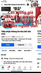 Các trang giả danh Cục An ninh mạng, công ty luật lừa đảo người dân