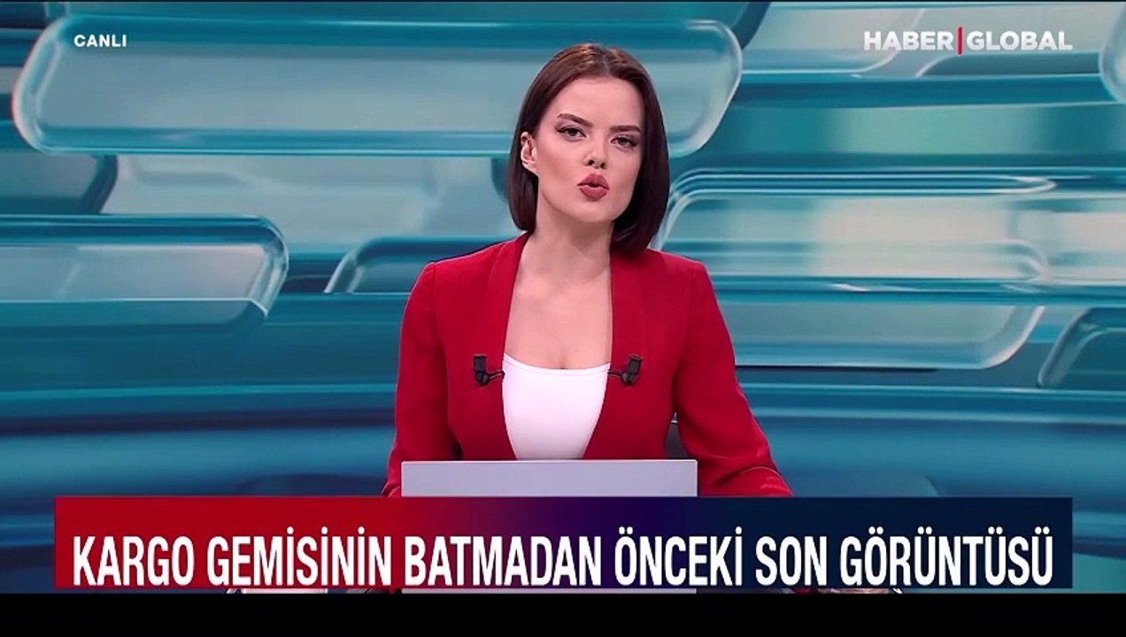Marmara Denizi'ndeki kargo gemisinin batmadan önceki görüntüsü ortaya çıktı