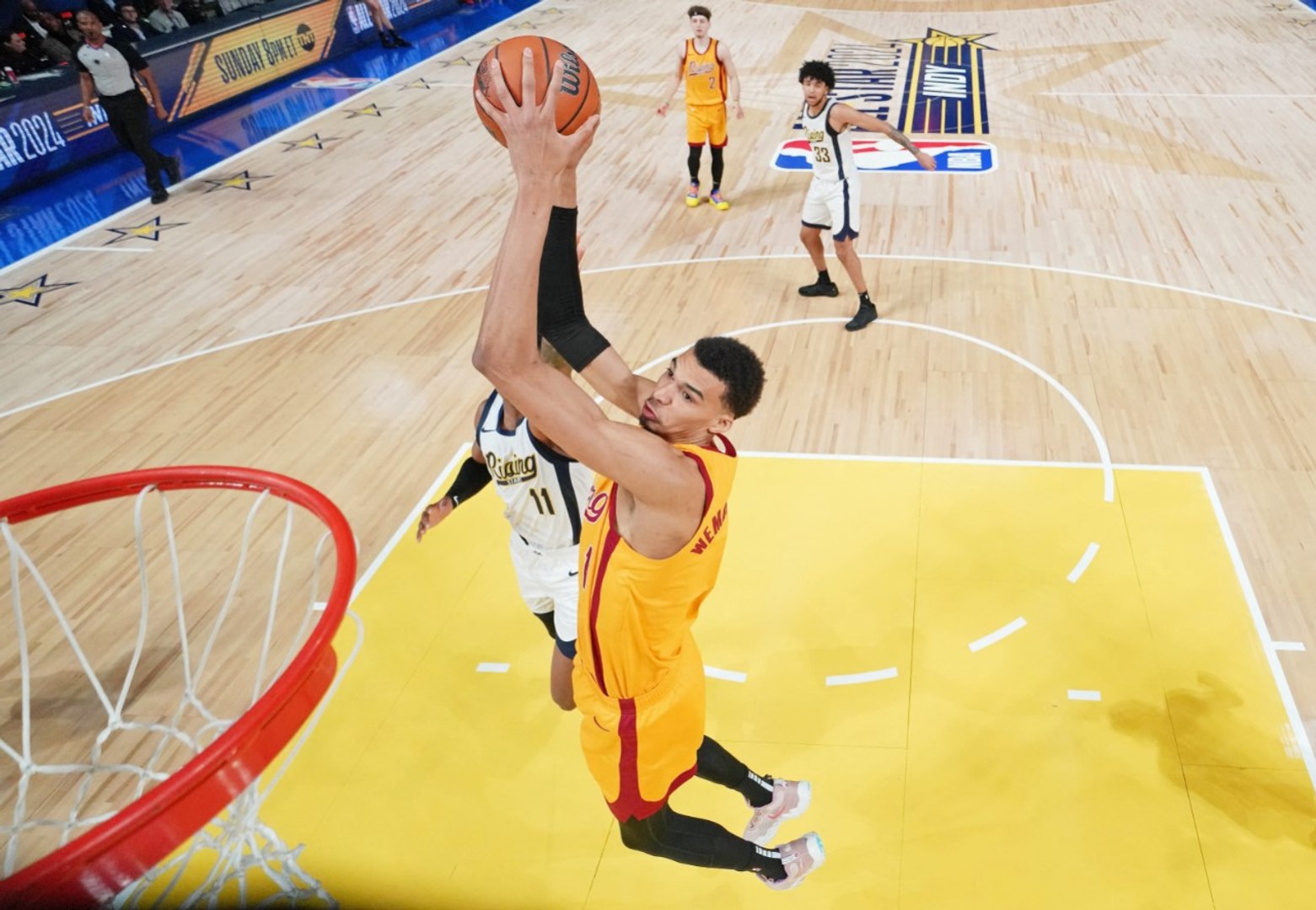 NBA AllStar Weekend 2024 Rising Star Challenge Wemby et Coulibaly