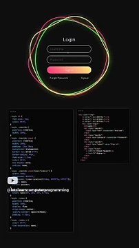 login with html css and js #javascript #webdeveloper #webdevelopment