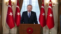 Cumhurbaşkanı Erdoğan: Krizlerin, katliamların ve acıların önüne geçmek için elimizden gelen gayreti göstermeye devam edeceğiz