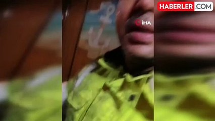 Gemide yaşadığı dehşeti kayda alıp eşine gönderdi