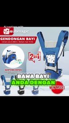 Bawa bayi Anda dengan nyaman dan praktis menggunakan gendongan bayi 2 in 1 ini! 