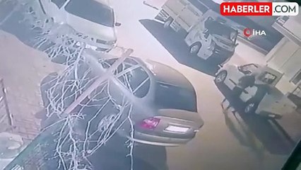 Kırşehir'de alkollü şahıs otomobillerin aynasını kırdı