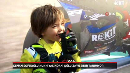 Pistin tozunu attıran minik Zayn Sofuoğlu iddialı: Çok hızlı olacağım