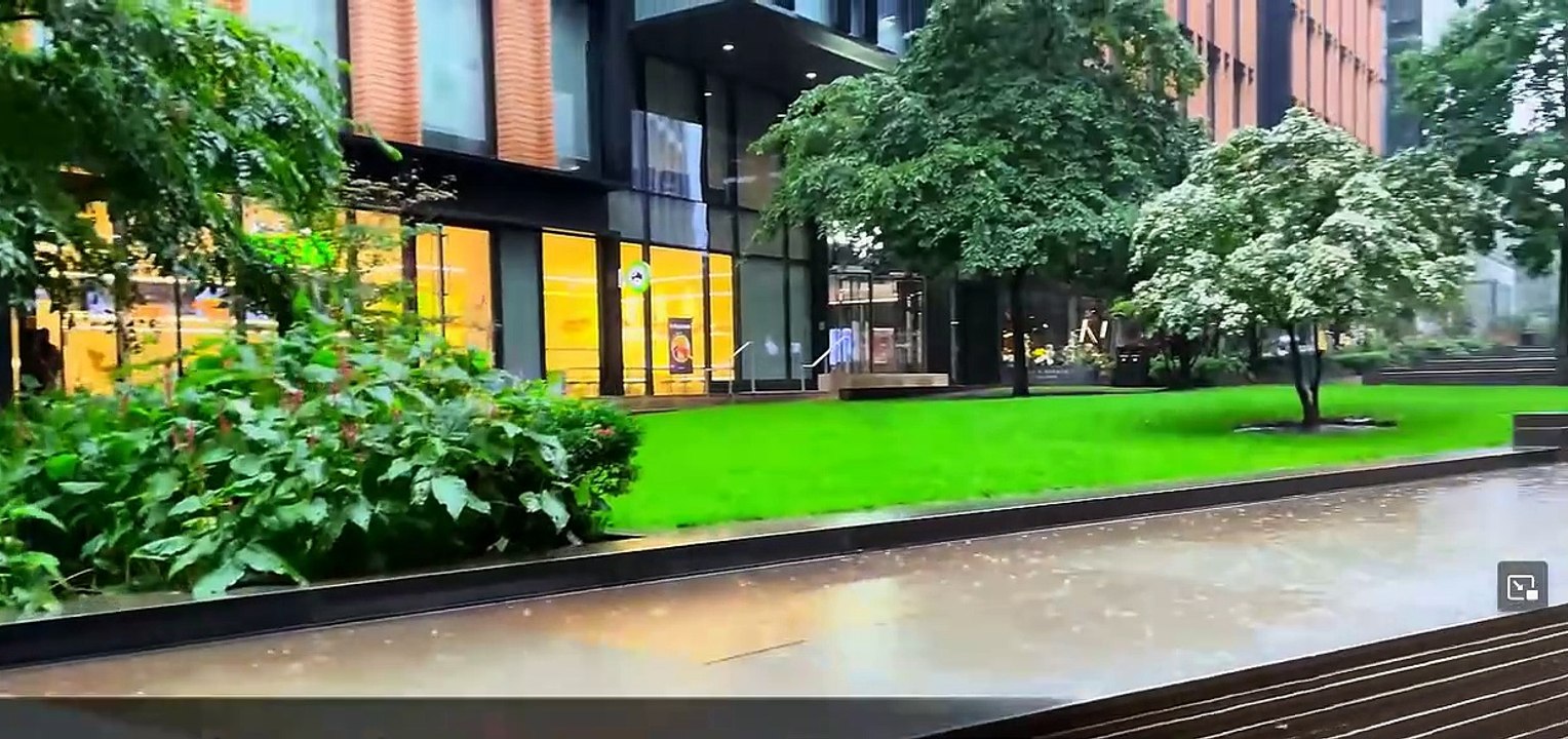 London Rain Walk Compilation Video 1