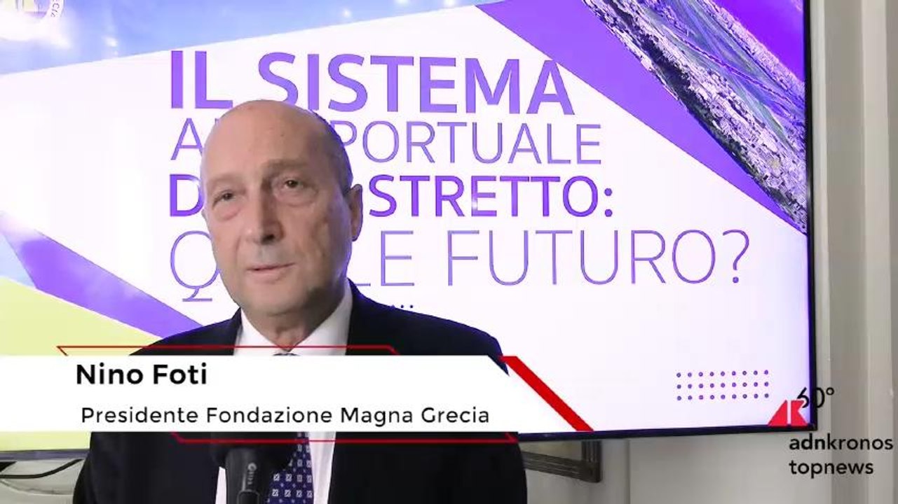 Sistema aeroportuale dello Stretto, Nino Foti. "Traffico meridionale in crescita, occasione da non perdere".