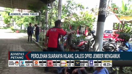Perolehan Suara Hilang, Caleg DPRD Jember Emosi dan Mengamuk