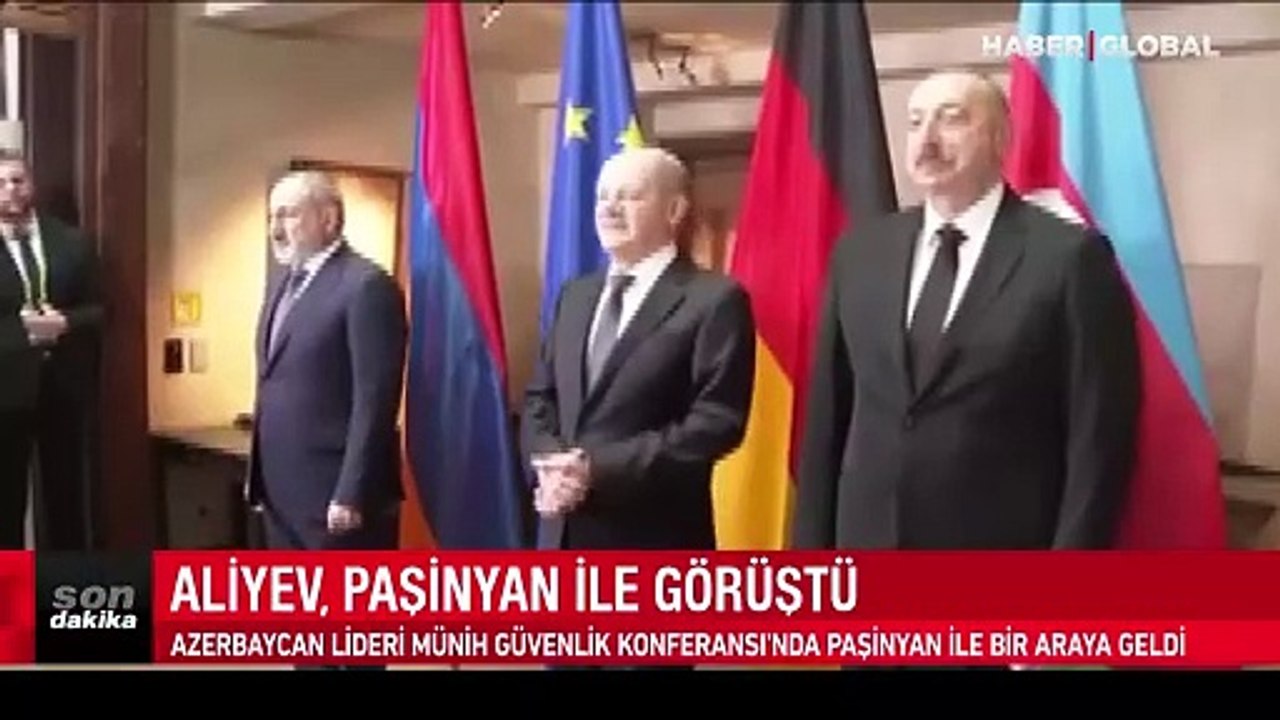 Aliyev, Paşinyan'la görüştü