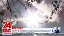 Mas matindi pa ang mararanasang epekto ng El Niño dahil wala pa sa dry season, ayon sa PAGASA; mga probinsiyang apektado posibleng madagdagan | 24 Oras Weekend