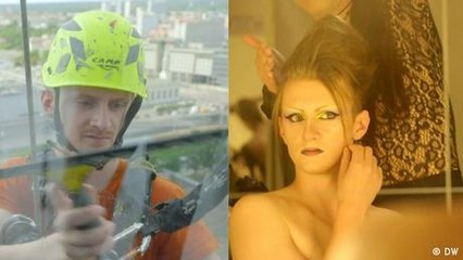 Washing windows by day, drag queen by night