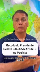 Atenção! Pedido do nosso Presidente Bolsonaro.