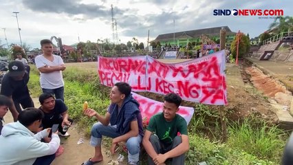 Massa Blokir Jalan Lintas Sumatra di Jambi, Protes Kecurangan Pemilu