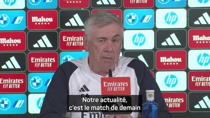 Real Madrid - Ancelotti : "Mbappé ? Ce n'est pas le sujet du jour pour nous"